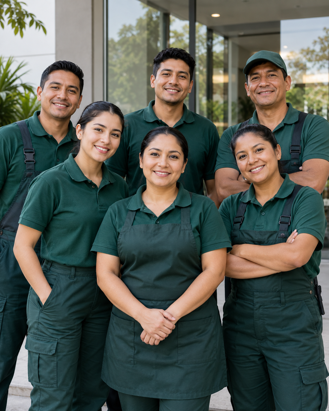 Equipo profesional en entorno de trabajo